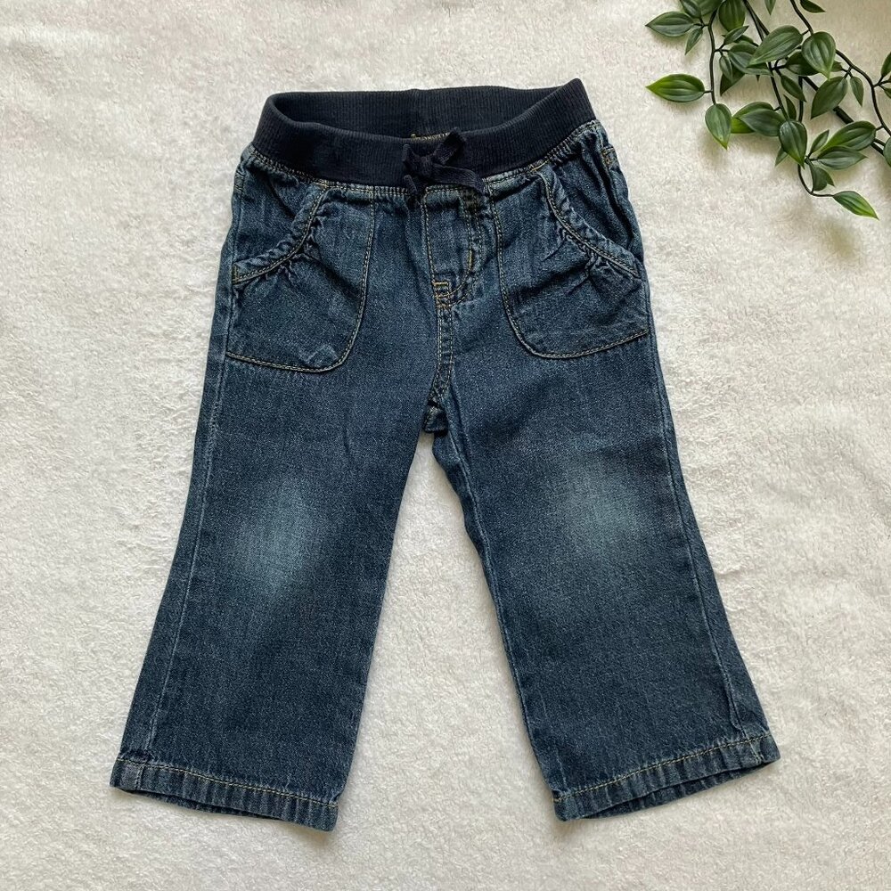 The Children’s Place Est. 1989 Baby Jeans 12-18M Blue Denim EUC
